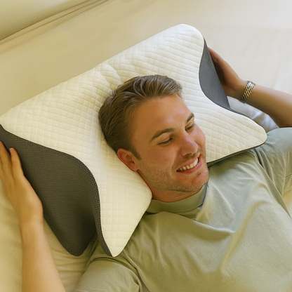 Oreiller Cervical EZALIN™-Le Secret d’un Sommeil Sans Douleur