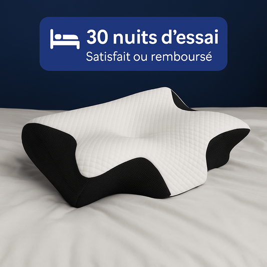 Oreiller Cervical EZALIN™-Le Secret d’un Sommeil Sans Douleur
