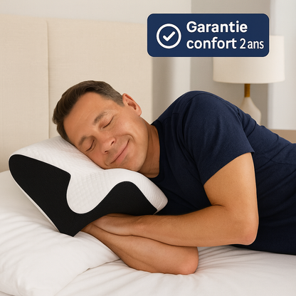 Oreiller Cervical EZALIN™-Le Secret d’un Sommeil Sans Douleur