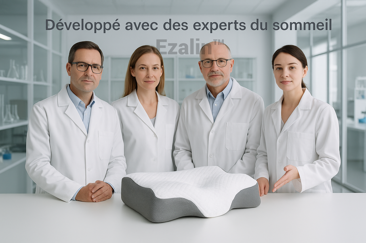 Oreiller Cervical EZALIN™-Le Secret d’un Sommeil Sans Douleur
